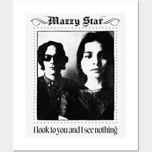 Mazzy Star / Vintage Style Faded Lyric Design Posters and Art
